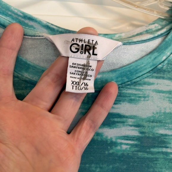 Athleta Girl Ride the Wave Sweatshirt, size XXL (16) - Picture 8 of 8